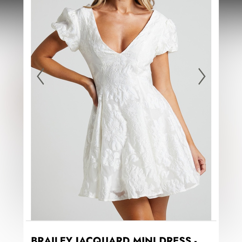 Showpo white dress size US 6